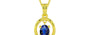 Panchdhatu Thailand Blue Sapphire Pendant Rare Quality (P2)