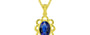 Panchdhatu Thailand Blue Sapphire Pendant Rare Quality (P3)