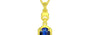 Panchdhatu Thailand Blue Sapphire Pendant Rare Quality (P6)