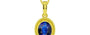 Panchdhatu Thailand Blue Sapphire Pendant Rare Quality (P7)