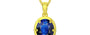 Panchdhatu Thailand Blue Sapphire Pendant Rare Quality (P8)
