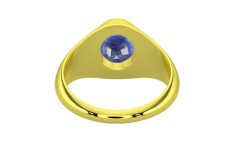 Panchdhatu Thailand Blue Sapphire Ring Fine Quality (R12)