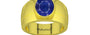 Panchdhatu Thailand Blue Sapphire Ring Prime Quality (R1)