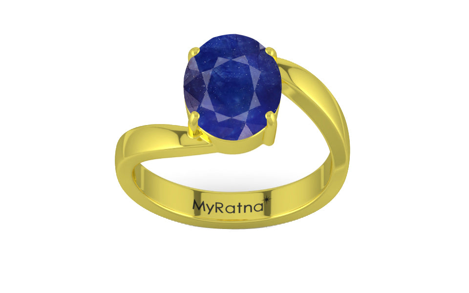 Panchdhatu Thailand Blue Sapphire Ring Prime Quality (R2)