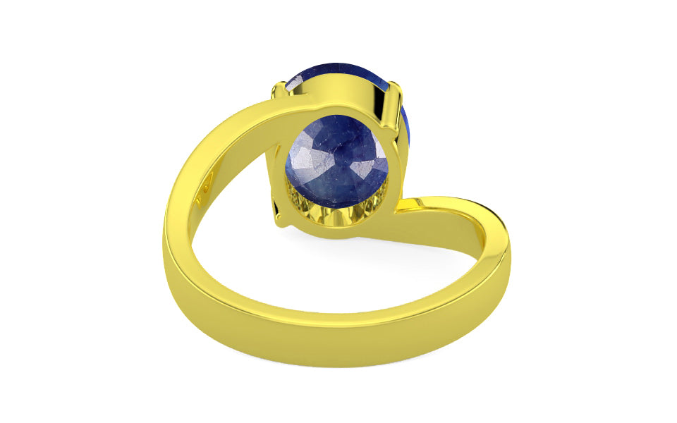 Panchdhatu Thailand Blue Sapphire Ring Prime Quality (R2)