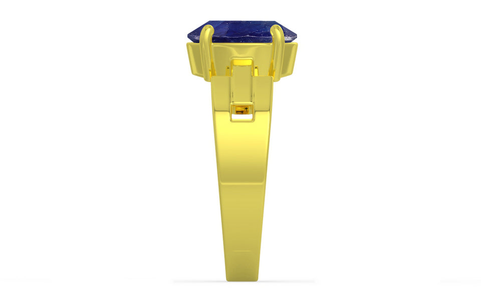 Panchdhatu Thailand Blue Sapphire Ring Prime Quality (R8)