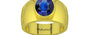 Panchdhatu Thailand Blue Sapphire Ring Rare Quality (R1)