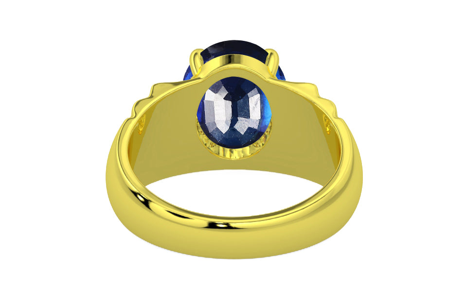 Panchdhatu Thailand Blue Sapphire Ring Rare Quality (R4)