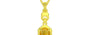 Panchdhatu Thailand Yellow Sapphire Pendant Fine Quality (P6)