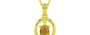 Panchdhatu Thailand Yellow Sapphire Pendant Prime Quality (P2)