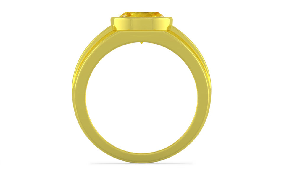 Panchdhatu Thailand Yellow Sapphire Ring Limited Quality (R1)