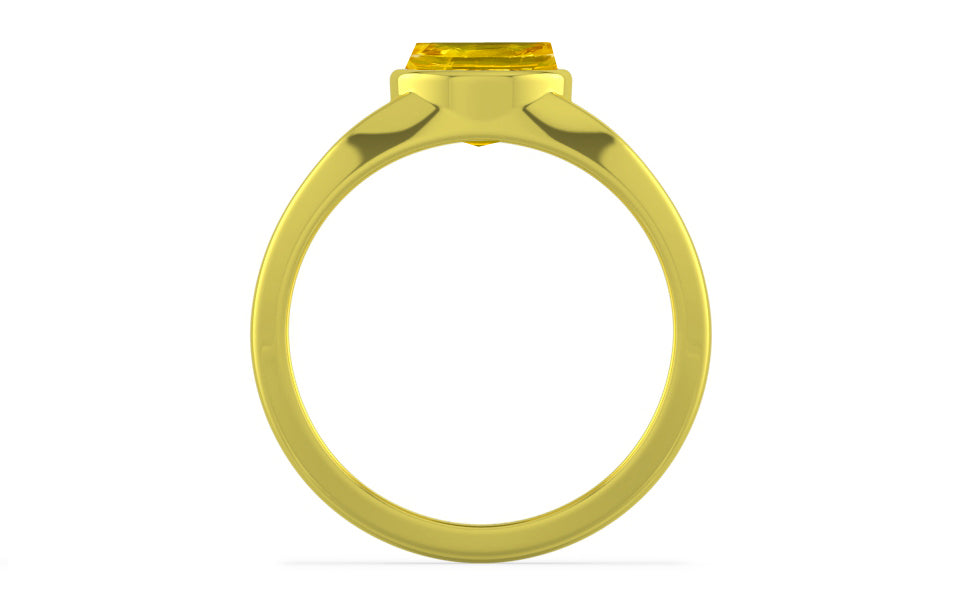 Panchdhatu Thailand Yellow Sapphire Ring Limited Quality (R10)