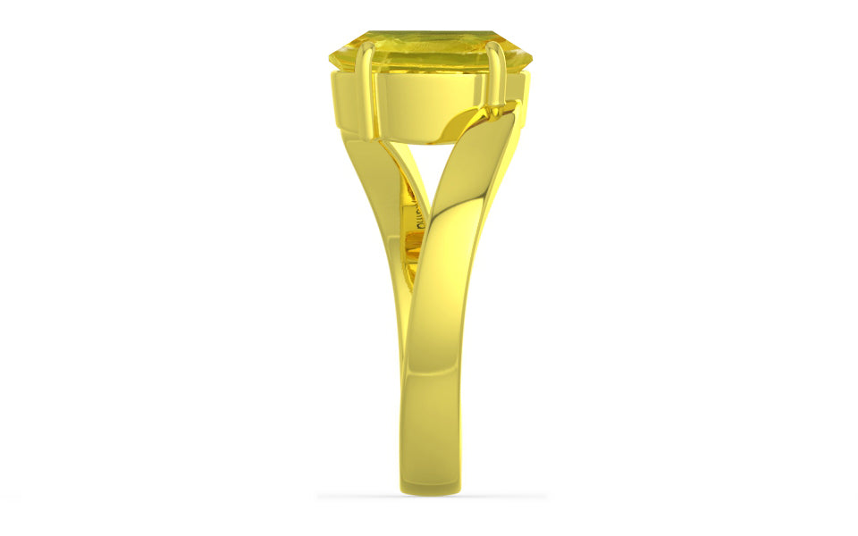 Panchdhatu Thailand Yellow Sapphire Ring Limited Quality (R2)