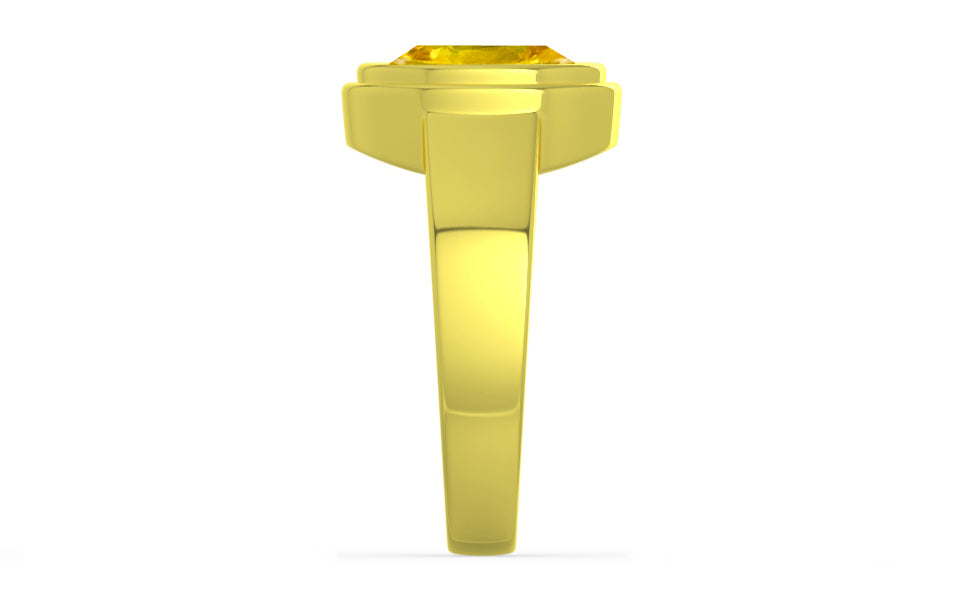 Panchdhatu Thailand Yellow Sapphire Ring Limited Quality (R3)
