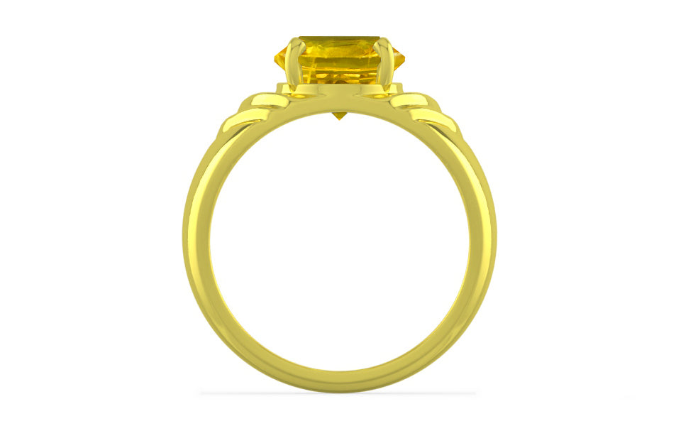 Panchdhatu Thailand Yellow Sapphire Ring Limited Quality (R4)