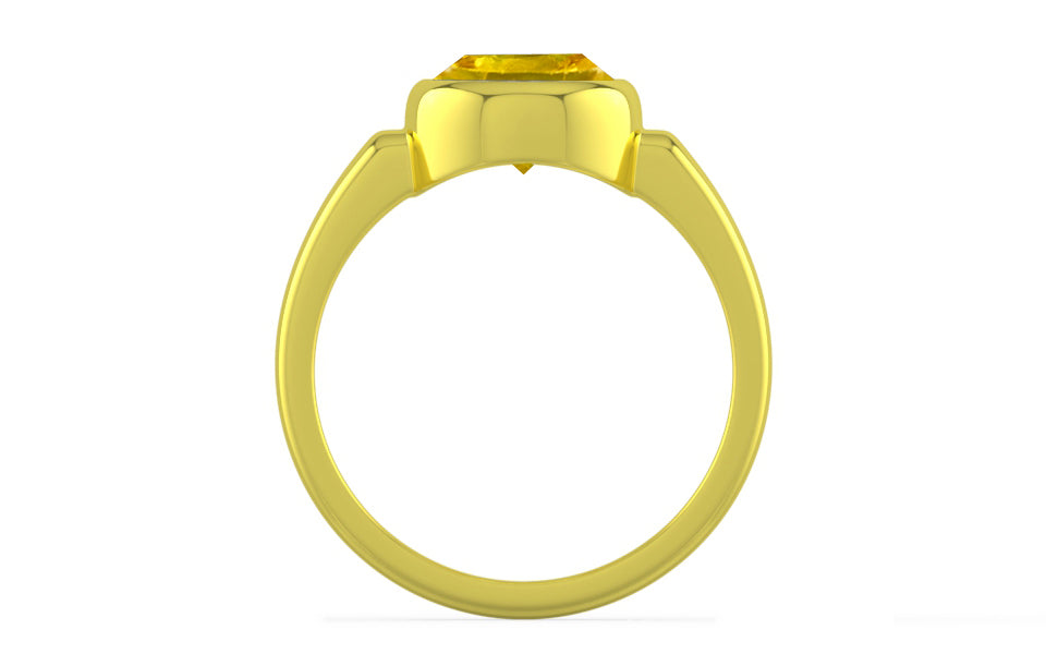 Panchdhatu Thailand Yellow Sapphire Ring Limited Quality (R6)