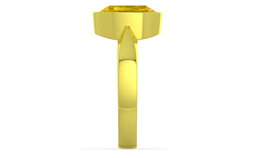 Panchdhatu Thailand Yellow Sapphire Ring Limited Quality (R9)