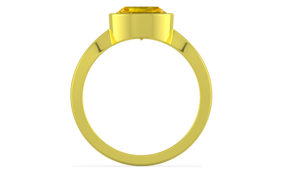 Panchdhatu Thailand Yellow Sapphire Ring Limited Quality (R9)