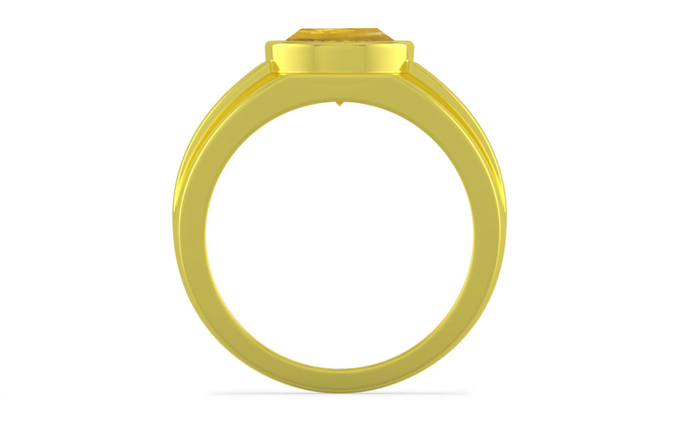 Panchdhatu Thailand Yellow Sapphire Ring Prime Quality (R1)
