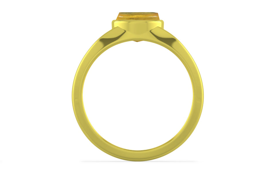 Panchdhatu Thailand Yellow Sapphire Ring Prime Quality (R10)
