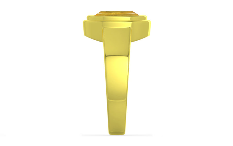 Panchdhatu Thailand Yellow Sapphire Ring Prime Quality (R3)