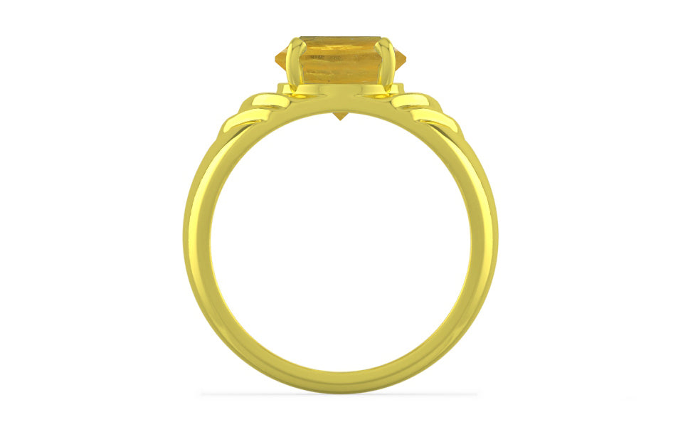 Panchdhatu Thailand Yellow Sapphire Ring Prime Quality (R4)