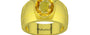 Panchdhatu Thailand Yellow Sapphire Ring Rare Quality (R1)