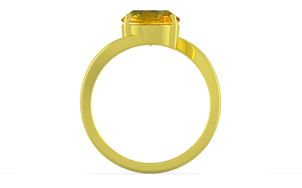 Panchdhatu Thailand Yellow Sapphire Ring Rare Quality (R2)