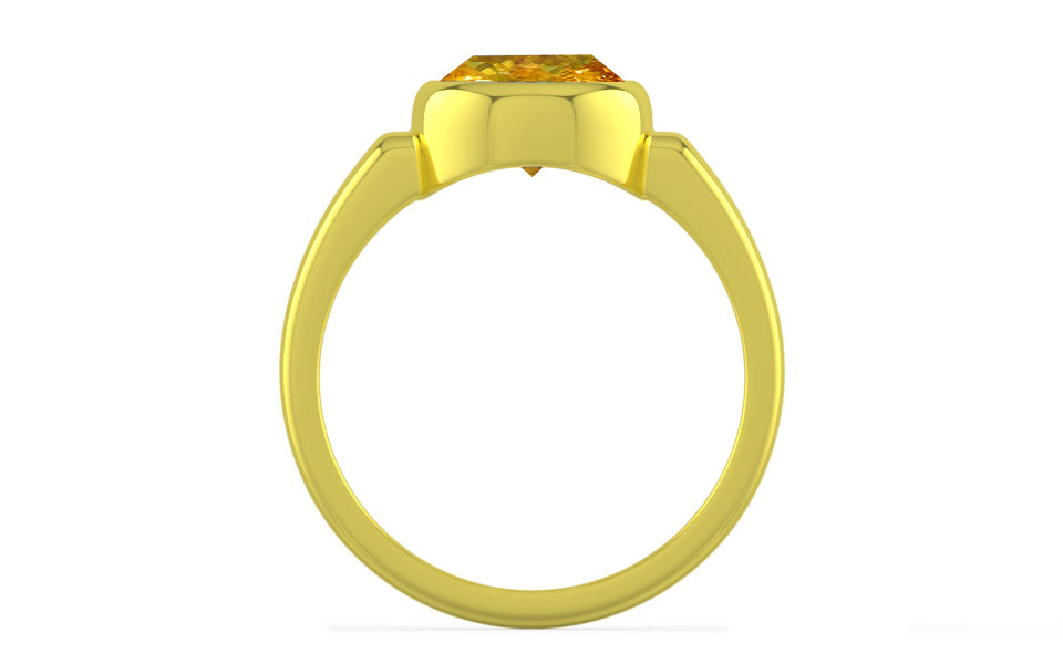 Panchdhatu Thailand Yellow Sapphire Ring Rare Quality (R6)