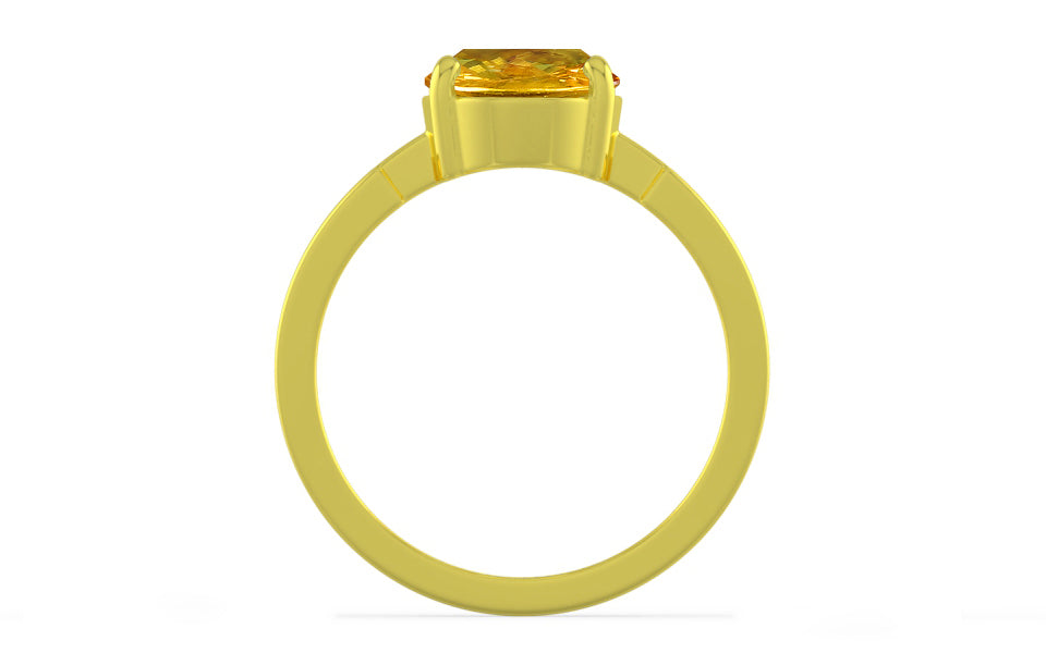 Panchdhatu Thailand Yellow Sapphire Ring Rare Quality (R8)
