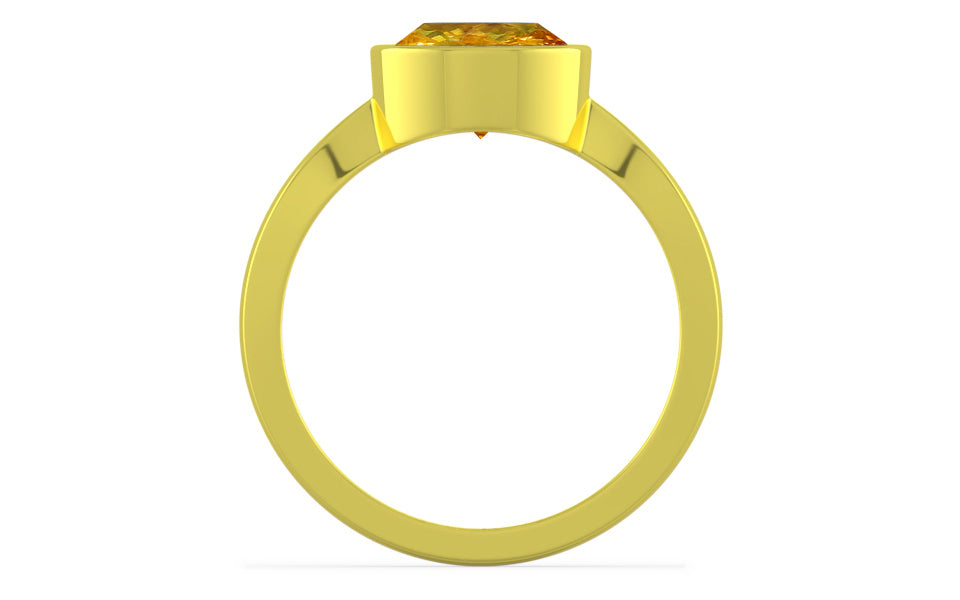Panchdhatu Thailand Yellow Sapphire Ring Rare Quality (R9)