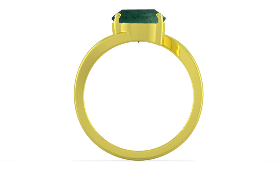 Panchdhatu Zambian Emerald Ring Prime Quality (R2)