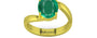 Panchdhatu Zambian Emerald Ring Rare Quality (R2)