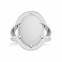 Premium Royal Sterling Silver Opal Gemstone Ring for Her