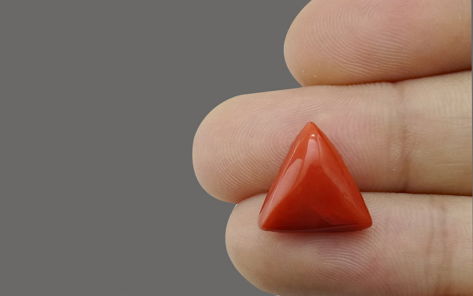Red Coral - 8.51 Carat (9.40 Ratti - Moonga)