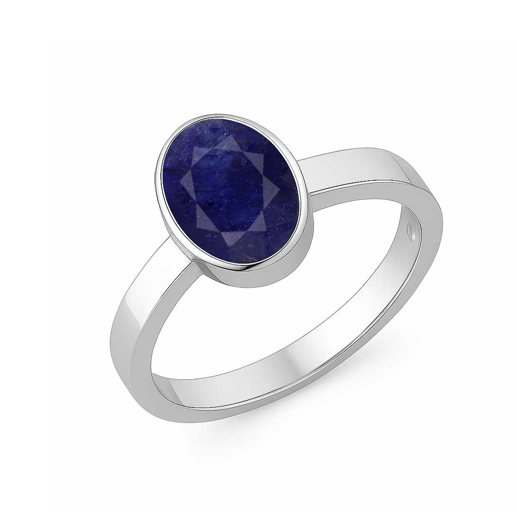 Royal 925 Sterling Silver Blue Sapphire Women’s Ring