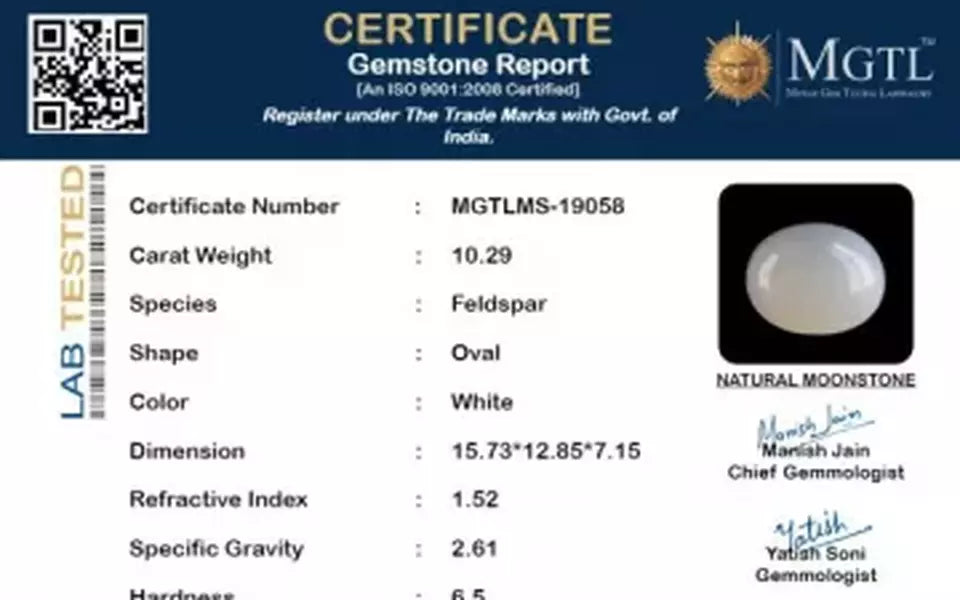 Russian Moonstone - 10.29 Carat Limited Quality MS-19058