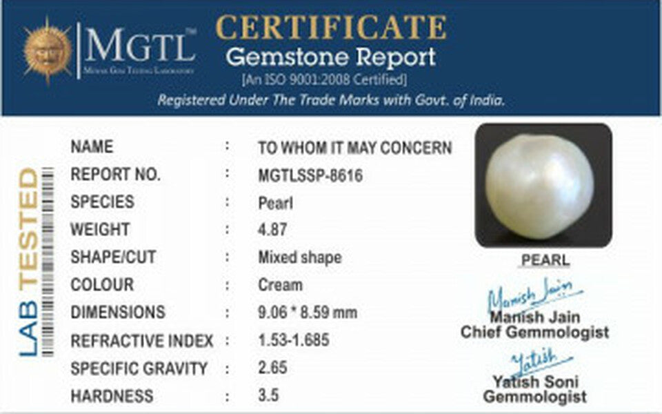 Pearl - SSP 8616 (Origin - Keshi) LImited - Quality