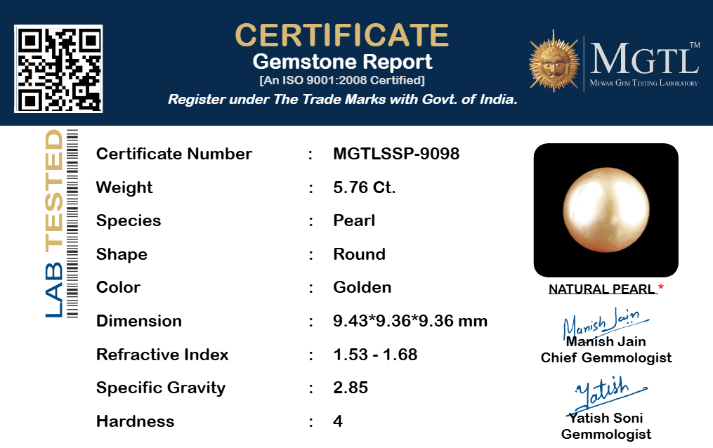 South Sea Pearl - 5.76 Carat Limited Quality SSP-9098