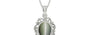 Sterling Silver Cat's Eye Pendant Fine Quality (P5)