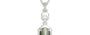 Sterling Silver Cat's Eye Pendant Fine Quality (P6)