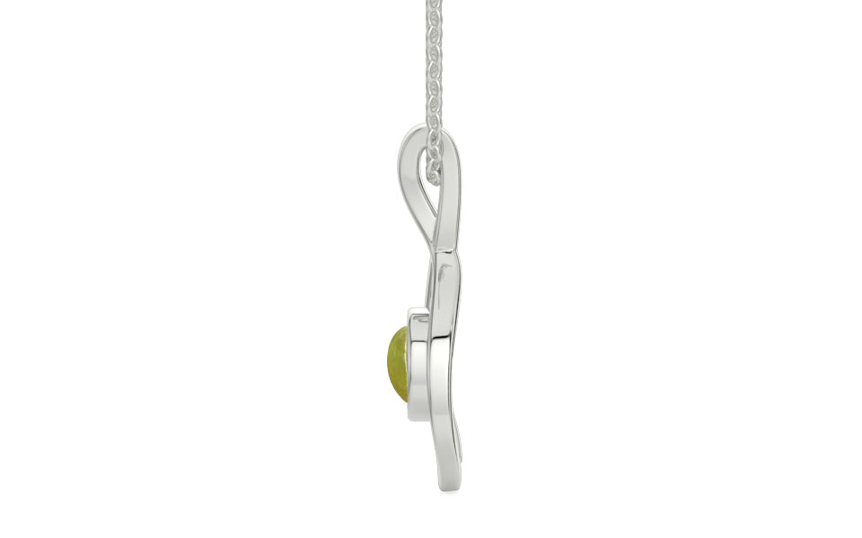 Sterling Silver Cat's Eye Pendant Limited Quality (P1)