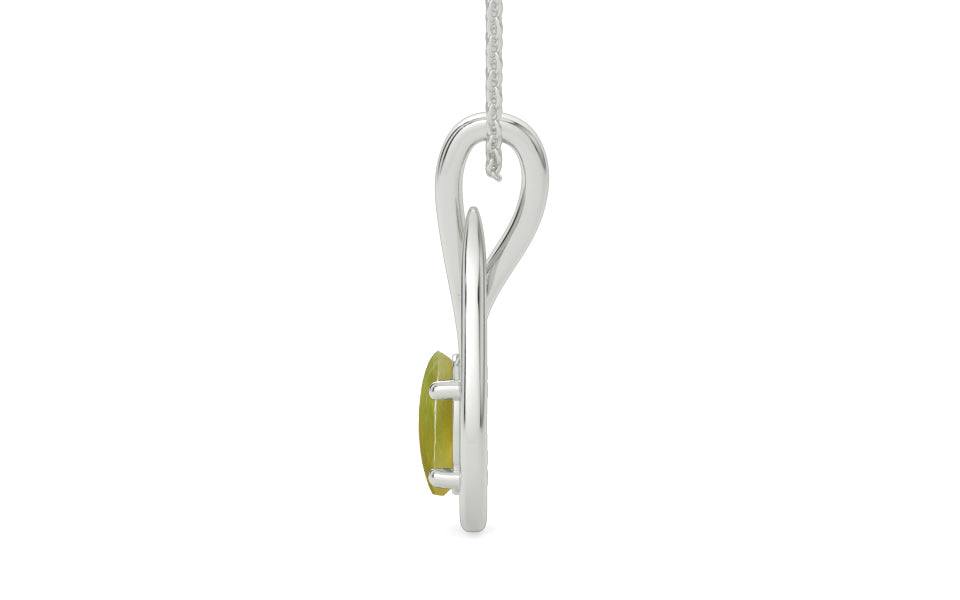 Sterling Silver Cat's Eye Pendant Limited Quality (P9)