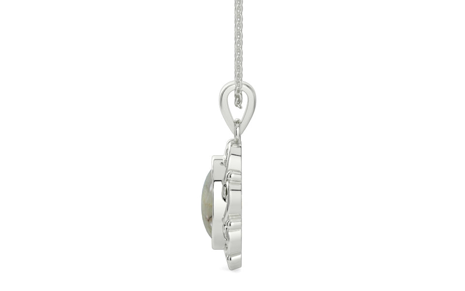 Sterling Silver Cat's Eye Pendant Prime Quality (P5)