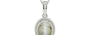 Sterling Silver Cat's Eye Pendant Prime Quality (P7)
