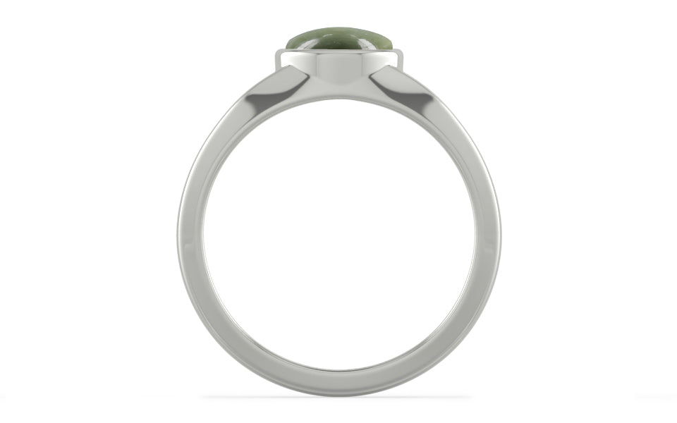 Sterling Silver Cat's Eye Ring Fine Quality (R10)