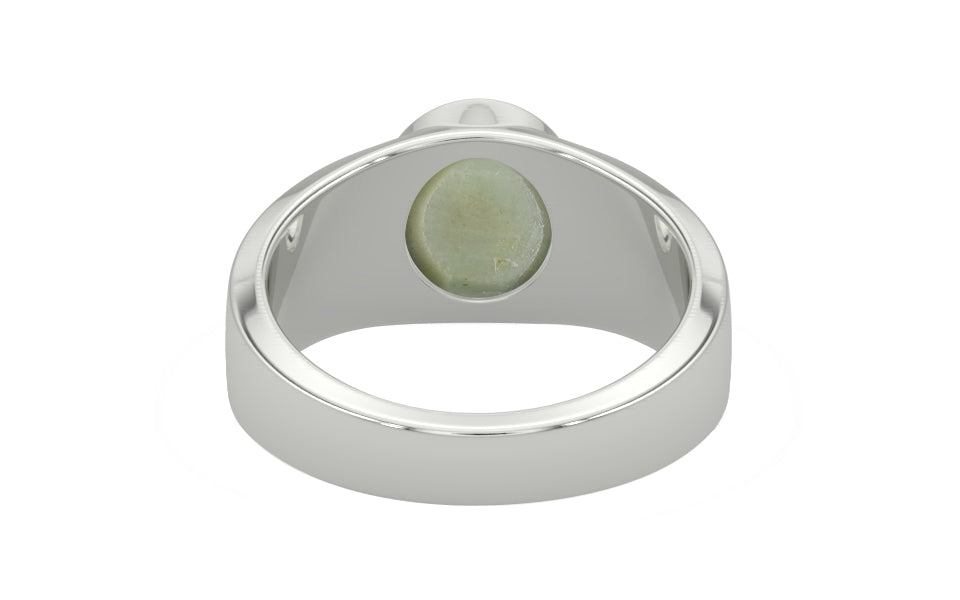 Sterling Silver Cat's Eye Ring Fine Quality (R10)