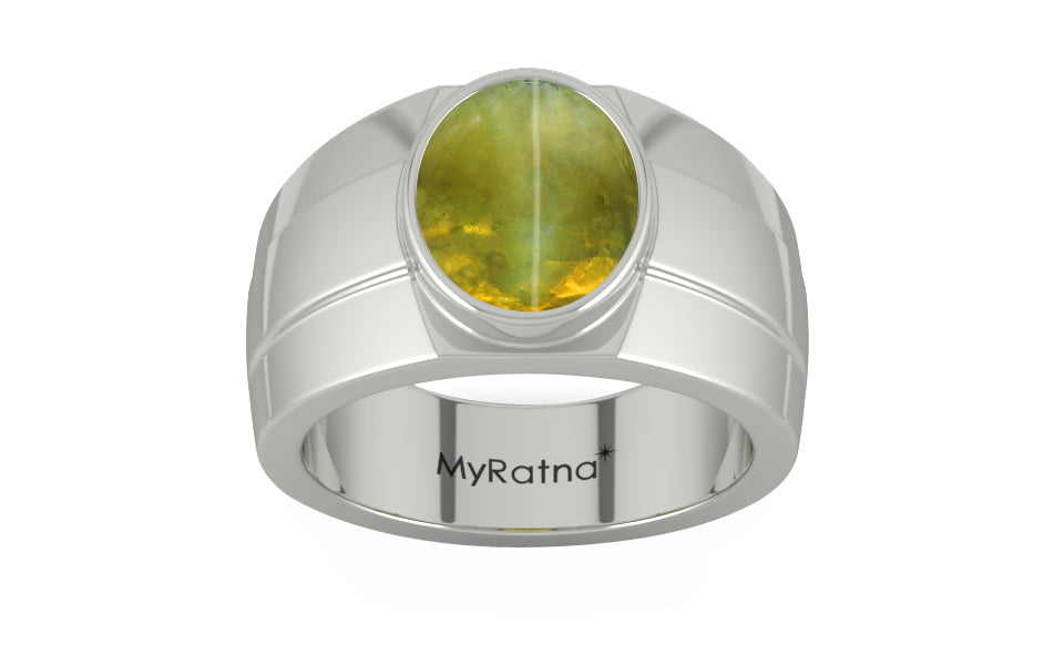 Sterling Silver Cat's Eye Ring Rare Quality (R1)