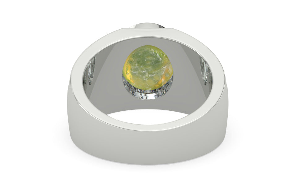 Sterling Silver Cat's Eye Ring Rare Quality (R1)