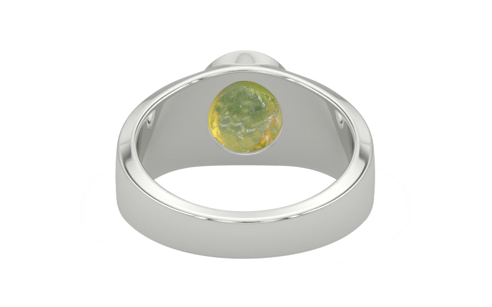 Sterling Silver Cat's Eye Ring Rare Quality (R10)